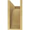 Ekena Millwork 7"W x 21"D x 14"H Classic Legacy Rough Cedar Woodgrain TimberThane Corbel, Primed Tan CORUR07X21X14LGYRCPR - alternate 2